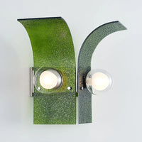 Letifly Lights & Decor - Verdant Curve Wall Sconce - Textured Glass Wall Sconce Curved Design Mid Century Modern Ambient Lighting