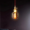 Letifly Lights & Decor - The Smoke Spiral Filament Bulb - Mirror gray LED filament bulb with decorative spiral filament and warm ambient glow