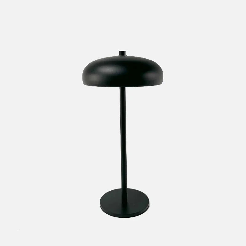 Rechargeable LED table lamp with touch dimmer portable bedside night light dome design
