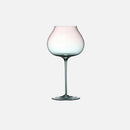Elysian Gradient Goblet pink blue crystal wine glass frosted clear