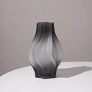 Luxury Nordic Minimalist Style Frosting Glass Vase Classic Home Living Room Decoration Stand For Flowers Decorative Vases Modern-Letifly Lights and Decor