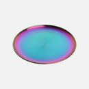 Stainless Steel Dinner Plates European Style Dessert Plate Kitchen Serving Dishes Salad Plate Cake Tray Western Steak Round Tray-Letifly Lights and Decor