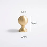 2.52"-15.74" Nordic Brass Long Furniture Handles Wardrobe Kitchen Cupboard Cloakroom Bedside Cabinet Handle Bedroom Accessories-Letifly Lights and Decor