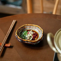 2PCS /lot Ceramic Japanese Style Retro Sauce Dish Appetizer dish, small plate, snack plate-Letifly Lights and Decor