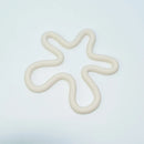 wave silicone heat resistant coaster non-slip pot holder modern kitchen mat