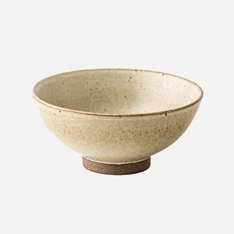 Gorgeous rice bowl Retro coarse pottery handmade dessert rice bowl-Letifly Lights and Decor