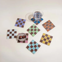 Pixel Vintage Tile Coasters
