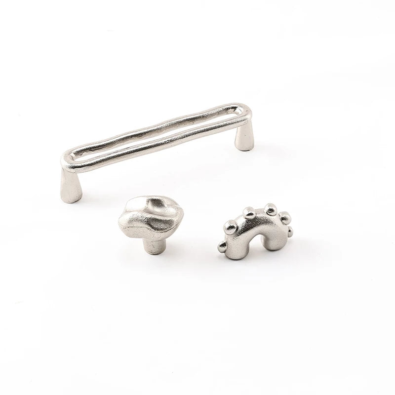 Molten Nickel Silver Cabinet Hardware