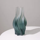 Luxury Nordic Minimalist Style Frosting Glass Vase Classic Home Living Room Decoration Stand For Flowers Decorative Vases Modern-Letifly Lights and Decor