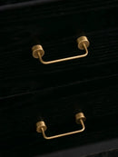 Antique Brass Furniture Handles with Backplate Wardrobe Kitchen Cupboard Cloakroom Bedside Cabinet Handle Bedroom Accessories-Letifly Lights and Decor