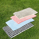 Tufting Stripe Bathrooom Mat Bedroom Rug Soft Fluffy Geometric Bathmat Bedside Carpet Floor Anti Slip Pad Home Decor 40x70cm-Letifly Lights and Decor
