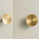 Letifly Lights & Decor - Soren Disc Cabinet Knob - Solid brass round cabinet knob with disc-shaped face in multiple finishes