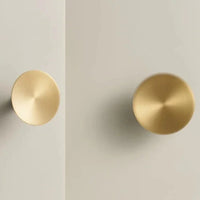 Letifly Lights & Decor - Soren Disc Cabinet Knob - Solid brass round cabinet knob with disc-shaped face in multiple finishes