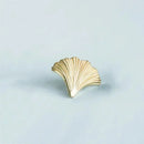 Ginkgo Leaf Brass Cabinet Door Handle Creative Personality Solid Wardrobe Nordic Gold Drawer Cabinet Handle Home Hardware-Letifly Lights and Decor