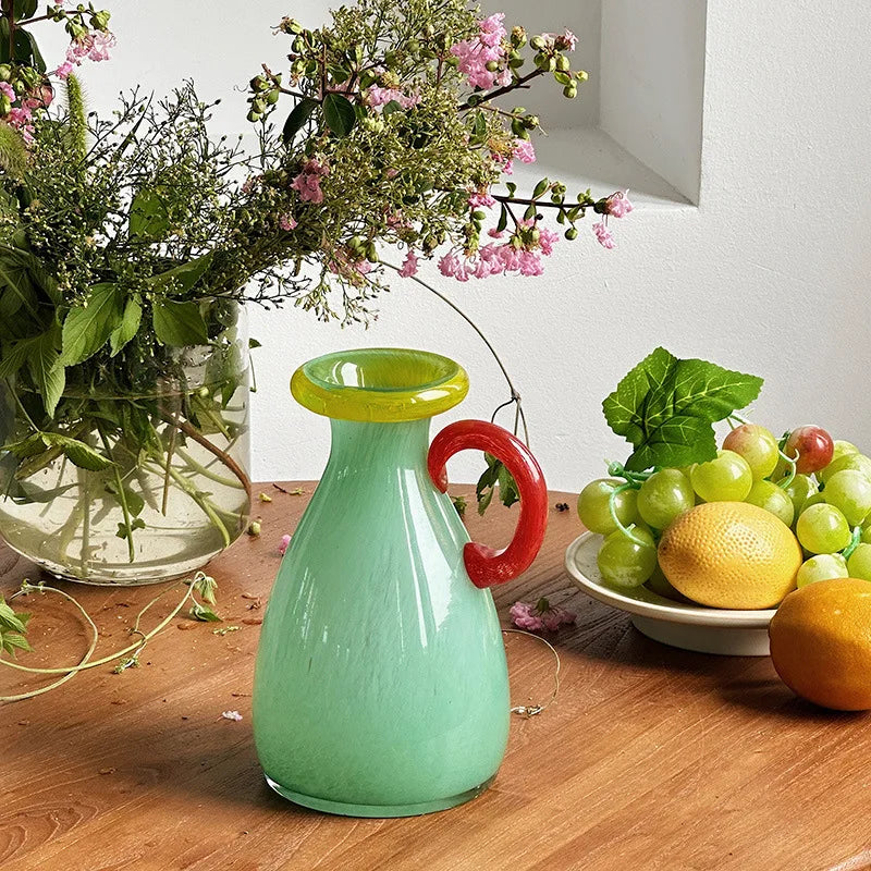 Piccolo Pour Handblown Glass Vase