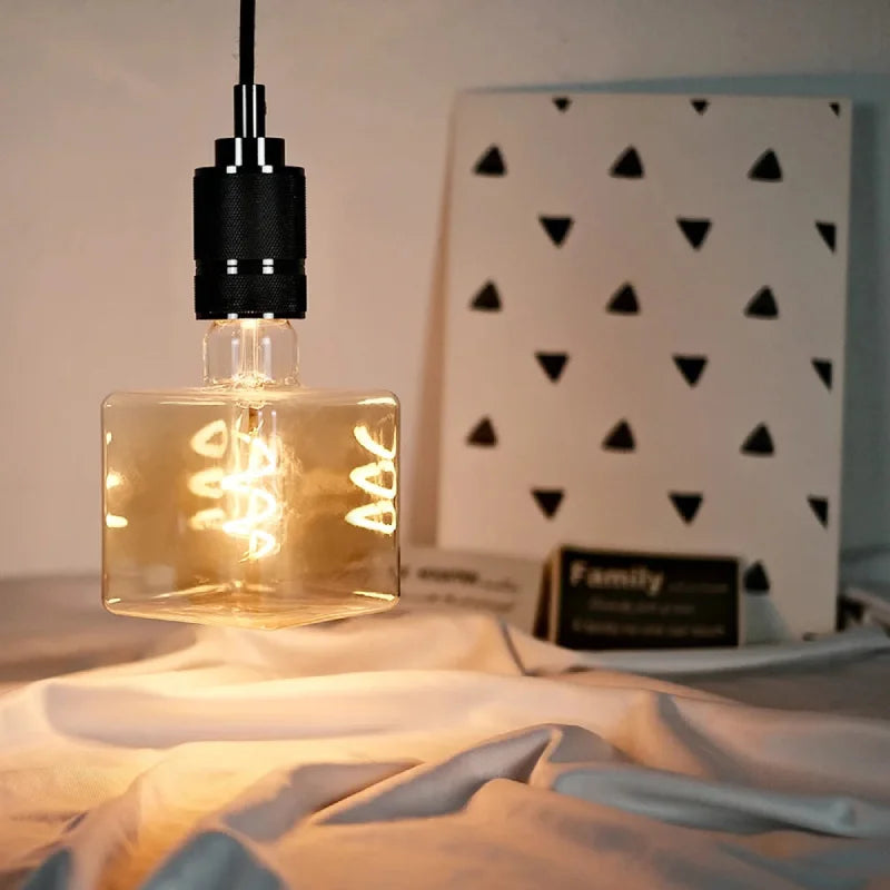 Led Bulbs Vintage Light Bulb Ice Cube 4W Dimmable 220-240V E27 Edison Bulb Specialty Decorative Light Bulb-Letifly Lights and Decor