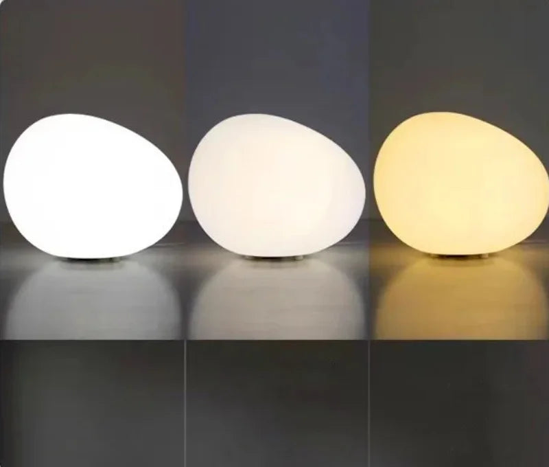 Cobblestone Night Light Modern Minimalist Atmosphere Table Top Decorative Lamp Romantic Desk Bedside Table Lamp-Letifly Lights and Decor