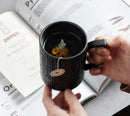 Simple ceramic mug frosted home couple cup office restaurant coffee cup Tea cup large capacity retro Mug-Letifly Lights and Decor