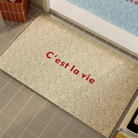 French PVC Doormat Cuttable House Entrance Welcome Mat Rug Carpet Anti Dust Pad Outdoor Aesthetic Home Room Decor-Letifly Lights and Decor