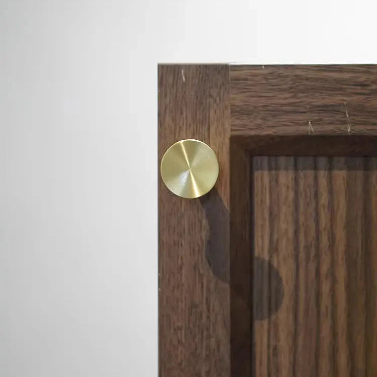 Letifly Lights & Decor - Soren Disc Cabinet Knob - Solid brass round cabinet knob with disc-shaped face in multiple finishes
