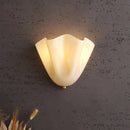 Wall Sconce petal glass sculptural ambient lighting colored glass decorative wall lamp