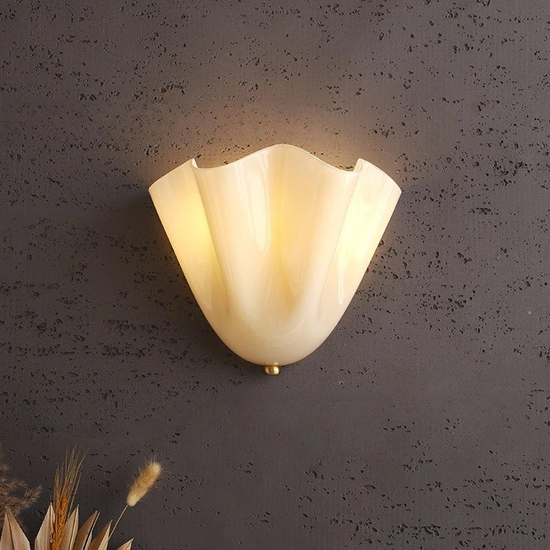 Petaline Glass Wall Sconce