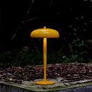 Rechargeable LED table lamp with touch dimmer portable bedside night light dome design