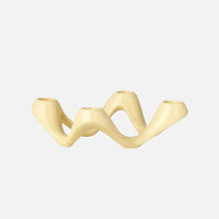 Serpentine Ceramic Candelabra