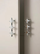Letifly Lights & Decor - Crossbeam Brass Knobs - Sculptural Brass Cabinet Knobs Cross Shape Antique Gold Black Polished Chrome Hardware