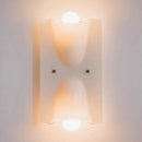 Modern Wall Sconce Curved Design LED Light Single Double Head Ambient Lighting