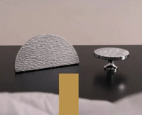 Solid Brass Cabinet Handle Round Kitchen Cabinet Pull High-end Luxury Wardrobe Chrome Silver Pulls Furniture Drawer Knob-Letifly Lights and Decor