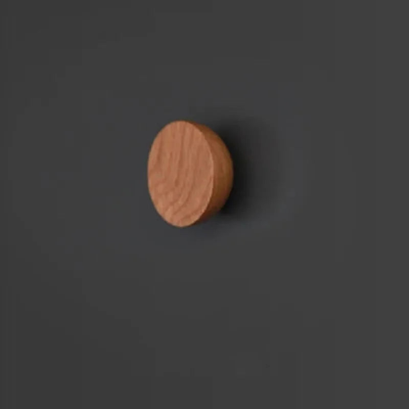 Wood Round Pull Knobs Natural Wooden Dresser Drawer Wardrobe Handle and Knobs For Cabinet Handle Furniture Hardware-Letifly Lights and Decor