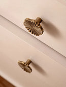 SBrass Cabinet Pulls Cup Flat Vintage Drawer Pulls Kitchen Cupboard Bathroom Dresser Cabinet Knob Hardware Antique Brass Handles-Letifly Lights and Decor