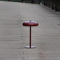 Rechargeable LED table lamp with touch dimmer portable bedside night light dome design