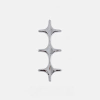 Letifly Lights & Decor - Crossbeam Brass Knobs - Sculptural Brass Cabinet Knobs Cross Shape Antique Gold Black Polished Chrome Hardware