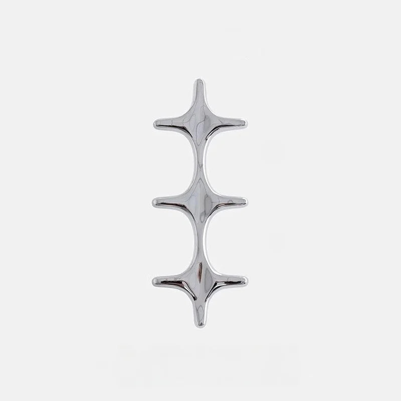 Letifly Lights & Decor - Crossbeam Brass Knobs - Sculptural Brass Cabinet Knobs Cross Shape Antique Gold Black Polished Chrome Hardware