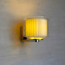 Medieval Bauhaus Bedroom Bedside Wall Lamps Fabric Glass Lamp LED Spanish Light Luxury Living Room Corridor Aisle Wall Lights-Letifly Lights and Decor
