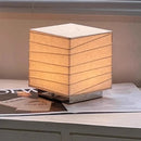 Nordic Minimalist Wabi Sabi Rice Paper Table Lamp Living Room Bedroom Home Decor Indoor Lighting Study Bedside Reading Light-Letifly Lights and Decor