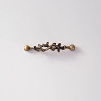 Santaya Brushed Brass Handles Vine-shaped for Kitchen Cabinets Bedroom Wardrobe Drawer Knobs and Furniture Handle-Letifly Lights and Decor