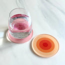5pcs Acrylic Anti Slip Coaster Porta Vasostable Mat Cup Holders Gradient Color Cocinas Accesorios Kitchen Drink Coasters-Letifly Lights and Decor