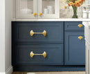 Ginkgo Leaf Brass Cabinet Door Handle Creative Personality Solid Wardrobe Nordic Gold Drawer Cabinet Handle Home Hardware-Letifly Lights and Decor