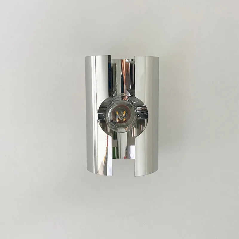Letifly Lights & Decor - Chrome Nebula Sconce - Modern Chrome Wall Sconce Glass Orb Bauhaus Style Ambient Lighting