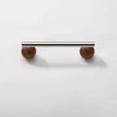 Furniture Hardware Nordic Art Handle/walnut Wood+Brass Handles and Knobs Drawer Pulls Kitchen Cabinet Knobs-Letifly Lights and Decor