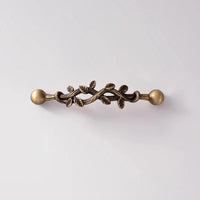 Santaya Brushed Brass Handles Vine-shaped for Kitchen Cabinets Bedroom Wardrobe Drawer Knobs and Furniture Handle-Letifly Lights and Decor
