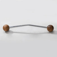 Furniture Hardware Nordic Art Handle/walnut Wood+Brass Handles and Knobs Drawer Pulls Kitchen Cabinet Knobs-Letifly Lights and Decor