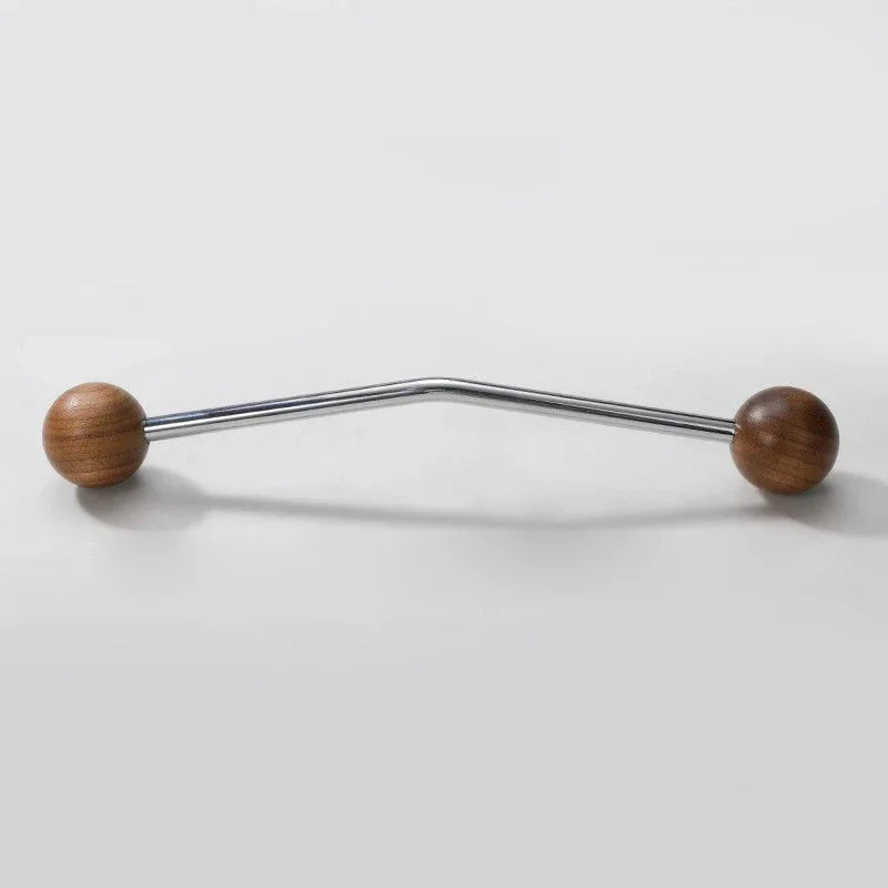 Furniture Hardware Nordic Art Handle/walnut Wood+Brass Handles and Knobs Drawer Pulls Kitchen Cabinet Knobs-Letifly Lights and Decor