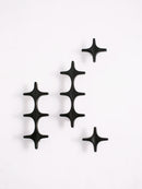 Letifly Lights & Decor - Crossbeam Brass Knobs - Sculptural Brass Cabinet Knobs Cross Shape Antique Gold Black Polished Chrome Hardware