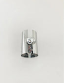 Letifly Lights & Decor - Chrome Nebula Sconce - Modern Chrome Wall Sconce Glass Orb Bauhaus Style Ambient Lighting