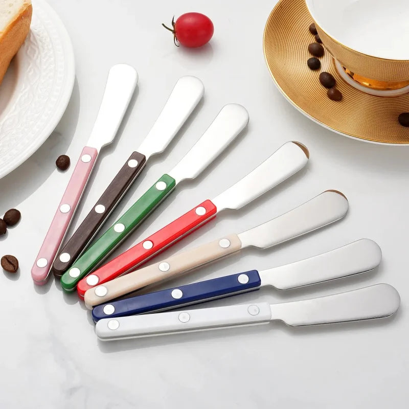 1 Piece 304 Stainless Steel Cheese Butter Knife Western Food Bread Jam Cream Knife Cutlery-Letifly Lights and Decor
