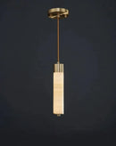 Modern Copper Light Luxury Pendant Lamp Marble Bedside Bedroom Hotel Dining Room Kitchen Stone Hallway Hanging Lighting Led-Letifly Lights and Decor